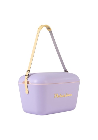 Flower Yellow%100 Pamuk Kayışlı Lila Sarı Soğuk Ve Sıcak Tutucu Thermo Çanta 20 Lt Lila-sarı Altın - Siyah