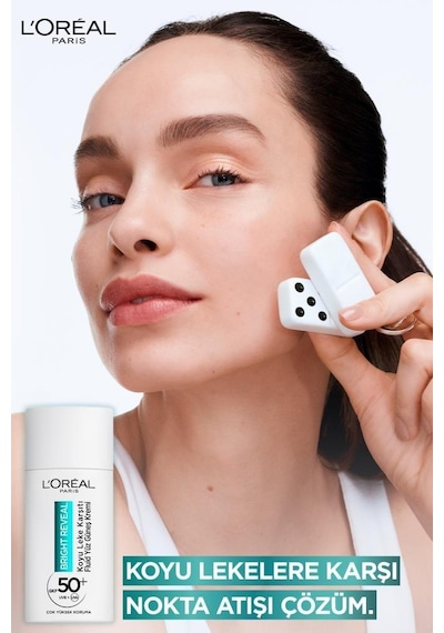 L'Oréal Paris Bright Reveal Koyu Leke Karşıtı Fluid Günlük Yüz Güneş Kremi SPF50+ 50 ML