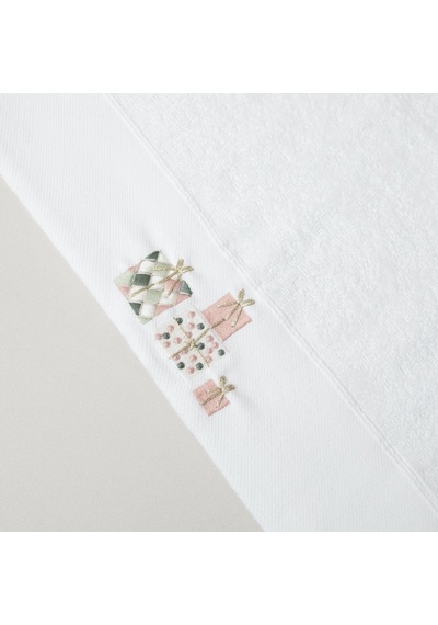 Linens Gift Bambu 50x85 Cm Yüz Havlusu Beyaz Beyaz