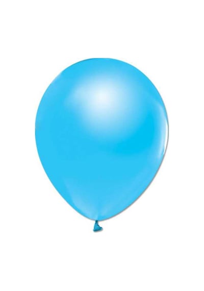 Metalik Balon 12 Inç Baskısız 100 Adet Fuşya