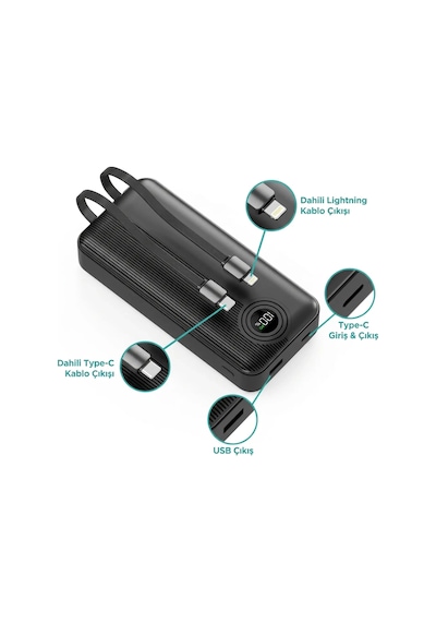 Dexim W4 Dca0068 20000 Mah Hızlı Şarj Powerbank