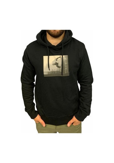 Superfly Sweat Erkek Sweat 21203 Siyah