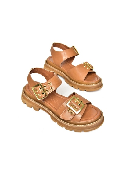 Fox Shoes S996074009 Taba Kadın Sandalet Taba
