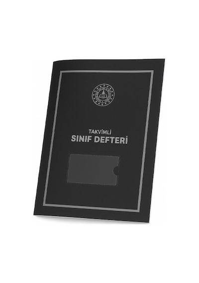 Gülpaş Takvimli Sınıf Defteri Siyah Plastik Kapak İlkokul 390