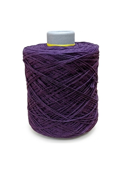 Premium İnce Cotton Zincir Makrome İpi Mürdüm 1 Kg - 2 Mm Çanta Runner İpi