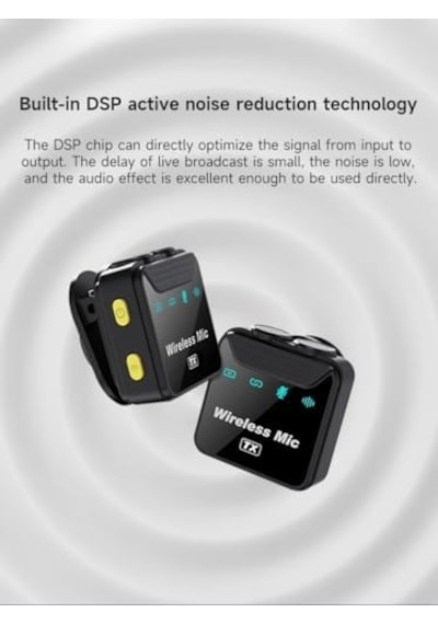 Kablosuz Yaka Mikrofonu Bt 5.2, Çift Mikrofon Desteği, 2.4ghz, Anc/enc Gürültü Engelleme, 360 Ses Toplama, 20-30m Çekim Mesafesi, Taşınabilir Şarj Kutulu Sx22 Kablosuz Yaka Mikrofonu Bt 5.2, Çift Mikrofon Desteği, 2.4ghz, Anc/enc Gürültü Engelleme, 360 Ses Toplama, 20-30m Çekim Mesafesi, Taşınabilir Şarj Kutulu Sx22