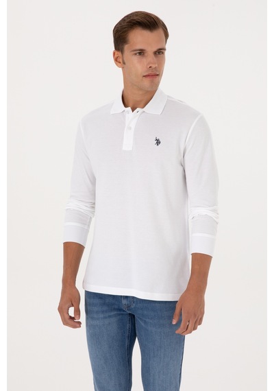 U.s. Polo Assn. Erkek Beyaz Sweatshirt 50307688-vr013 Beyaz