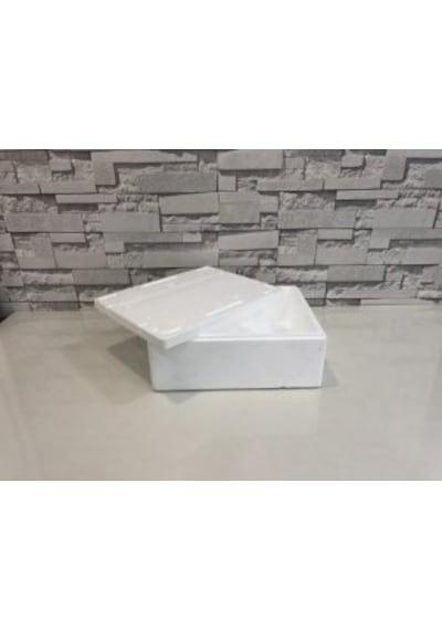 Strafor Köpük Beyaz Kutu 10 Kg Et Balık Gıda Termos Taşıma Kutusu