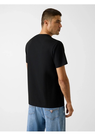 Guess M6rı19kd202 Ss Cn New Tech Stretch Erkek Tişört Siyah