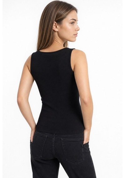 LOFT Slim Fit Kadın Bluz K.kol Lf2043630 Q1.v1 Siyah