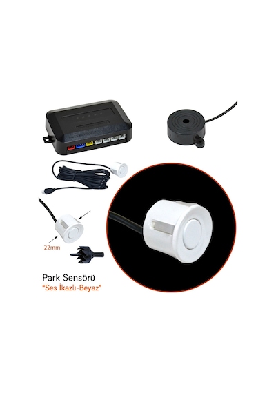 Carub Park Sensörü Ses İkazlı Beyaz 22 Mm 4 Lü Br0015920