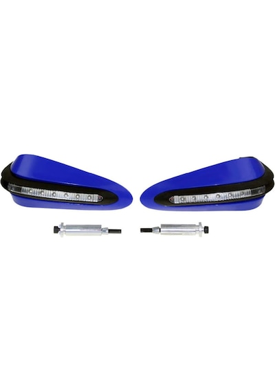 Evrensel Motosiklet Led Sinyalli Elcik Koruma Mavi