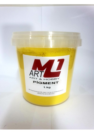 M1 ART Toz Pigment Boya 1.kg - SARI