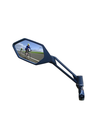 Bike Sky Meachow - Me005-b-l Sol Ayna - Lens:mavi Geniş Açı, 360 Ayarlı, Reflektörlü, Katlanabilir Kol:22.2m