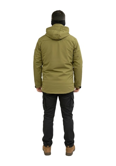 Mysia Outdoor Haki Soft Shell Mont İçi Polarlı Haki