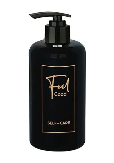 Hubrendy Çer Sıvı Sabunluk Yuvarlak Plastik Pompalı 500 Ml - Siyah Diğer