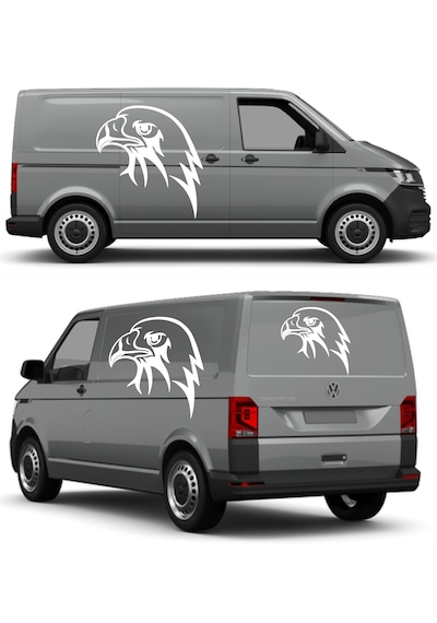 Kartal Eagle Beşiktaş Karakartal Sticker - Araba Oto Motosiklet Karavan Cam Araç Sticker - 00146 60X56 Cm