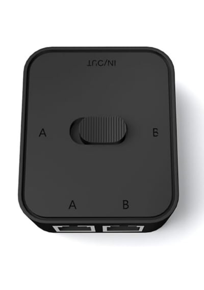 Alfais 4641 2 Port Rj45 Ethernet Switch Çevirici Çoklayıcı