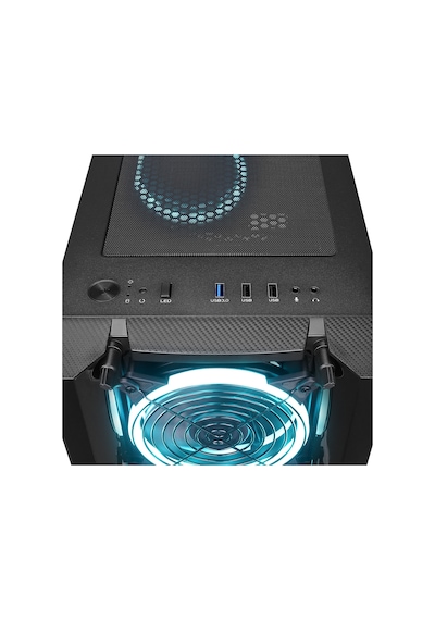 Rampage Hacker 650 W 80+ Bronze 4 x RGB Auto Fan ATX Mid-Tower Gaming Oyuncu Kasası