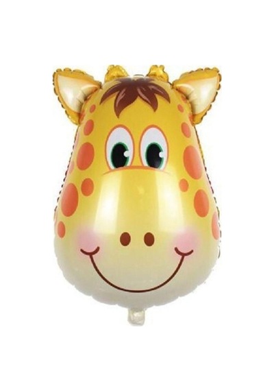 Folyo Balon Doğum Günü Balonu Parti Balonu 45 Cm Zebra Sarı