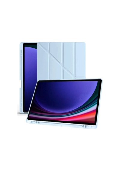 Dilaratrendhouse Samsung Galaxy X510 Tab S9 Fe 11 Kılıf Kalemlikli Mars Tablet Kılıfı - Mavi Dlra