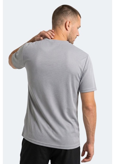 Slazenger Haunted I Erkek Gümüş Tişört
