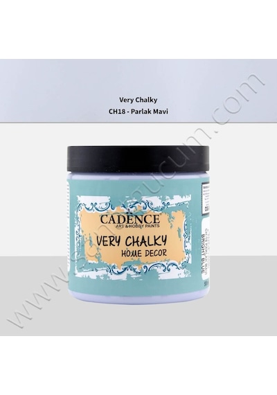 Cadence Very Chalky Mobilya Boyası 500 Ml. Ch18 Parlak Mavi