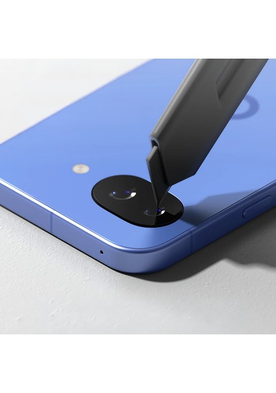 Microcase Google Pixel 10a İle Uyumlu Kamera Lens Koruma Halkası - Kapalı Tasarım -siyah Al3401