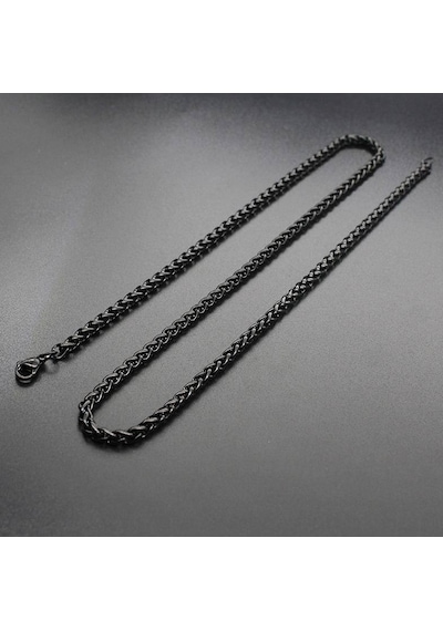 Spor Model Erkek Çelik Zincir Kolye 5Mm K60
