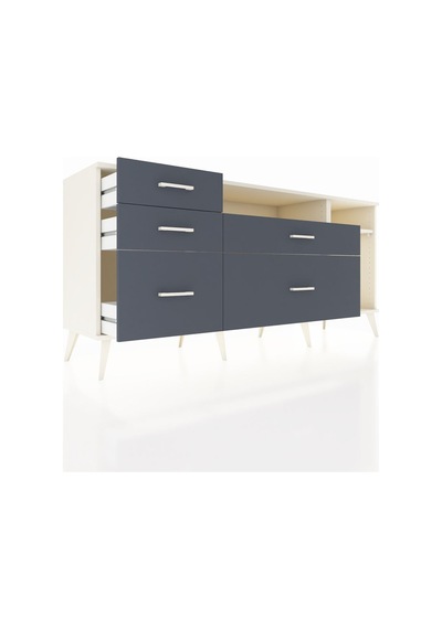 Hyperion Konsol 2 Raflı 5 Çekmeceli 176x44x83 Aytaşı-aytaşı/antrasit Aytaşı/antrasit Hyperion Konsol 2 Raflı 5 Çekmeceli 176x44x83 Aytaşı-aytaşı/antrasit Aytaşı/antrasit