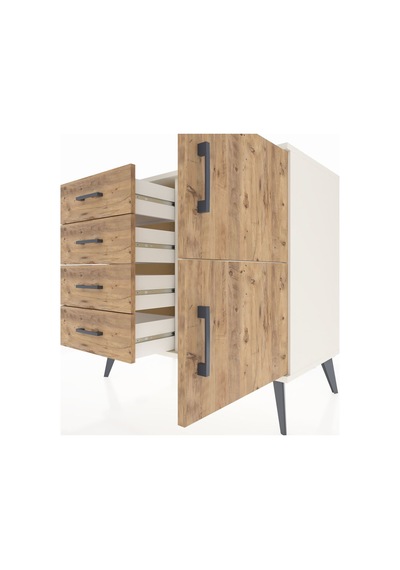 Hyperion Şifonyer Tek Raflı 4 Çekmeceli 2 Kapaklı 88x44x80 Aytaşı-çam Çam Hyperion Şifonyer Tek Raflı 4 Çekmeceli 2 Kapaklı 88x44x80 Aytaşı-çam Çam