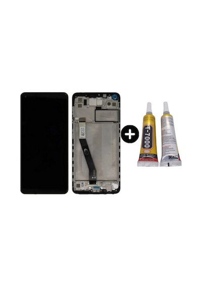 Xiaomi Redmi Note 9 Uyumlu Çıtalı Servis Lcd Ekran Dokunmatik + B7000