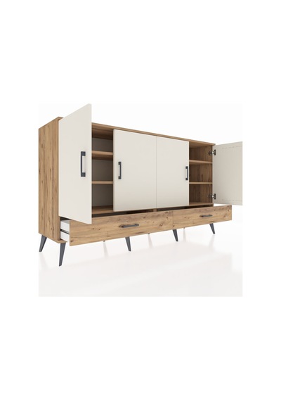 Hyperion Konsol 6 Raflı 2 Çekmeceli 4 Kapaklı 176x44x99 Çam-aytaş Çam-aytaşı/çam Hyperion Konsol 6 Raflı 2 Çekmeceli 4 Kapaklı 176x44x99 Çam-aytaş Çam-aytaşı/çam
