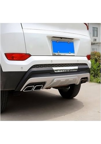 Hyundai Tucson Ön Arka Tampon Koruması Kromlu 2015-2018 Arası Uyumlu