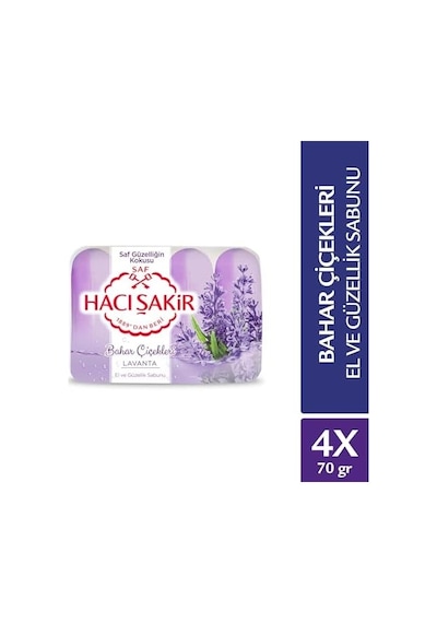 Güzellik Sabunu 4x70 Gr Lavanta