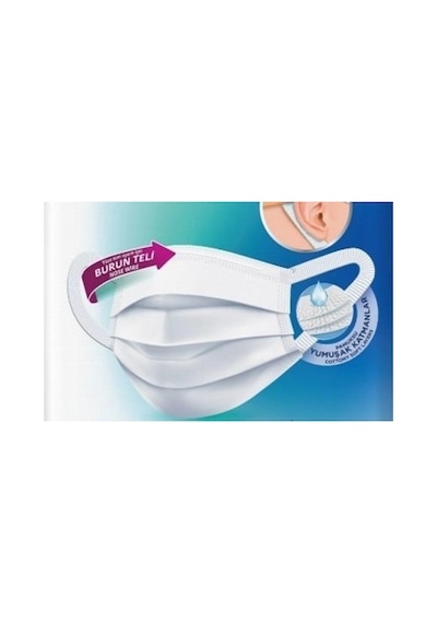 Goodcare Meltblownlu 3 Katlı Cerrahi Maske 24 x 10'lu Paket Beyaz