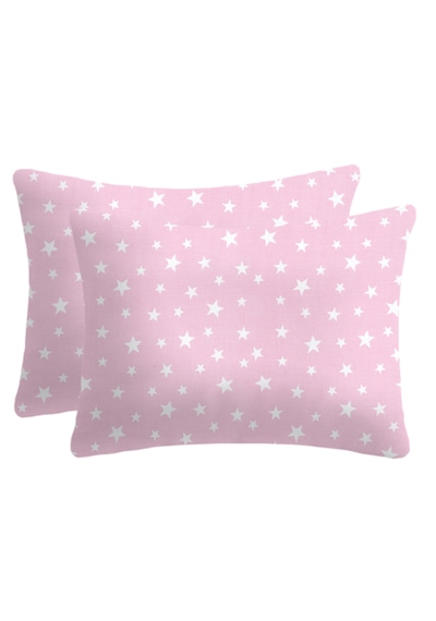 %100 Pamuklu Yastık Kılıfı 50x70 2 Adet Pembe