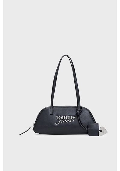 Tommy Jeans Logolu Omuz Askılı Çanta Kadın Çanta Aw0aw18787 Bds Siyah
