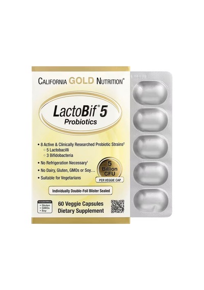 Lactobif Probiyotik 5 Milyar Cfu 60 Bitkisel Kapsül