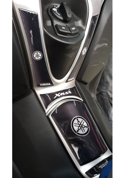 Redline Grafik Yamaha X-Max 2018 Tank Pad Metalik Siyah Desen N11.45331