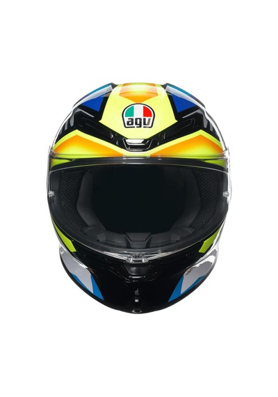 Agv Kask K6 S Mplk Joan Black Blue Yellow Renkli