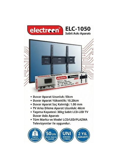 Electroon 40-55'' 102-40ekran Sabit Lcd-led Tv Duvar Askı Aparatı