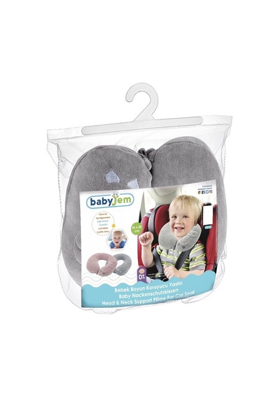 Babyjem Bebek Boyun Koruyucu Yastık Gri