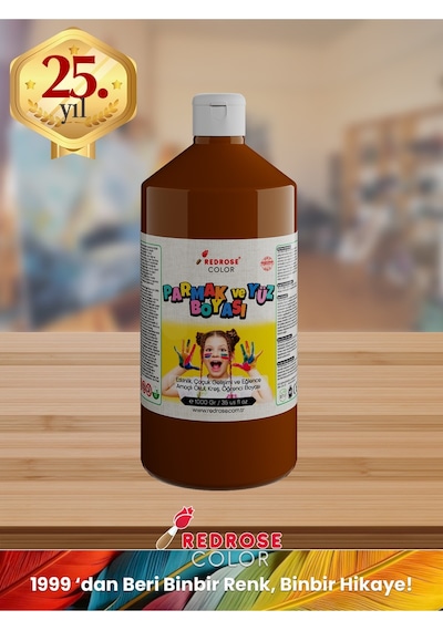 Red Rose Kahverengi Parmak Boyası 1 KG