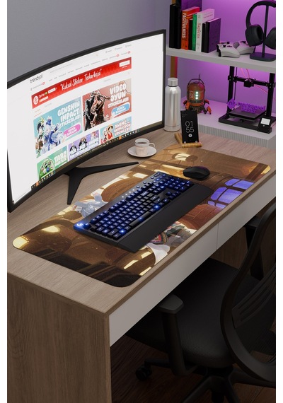 Sigewinne Genshin Impact Anime Gacha V1 - 90x40 Xxl Gaming Mouse Pad Fare Altlığı