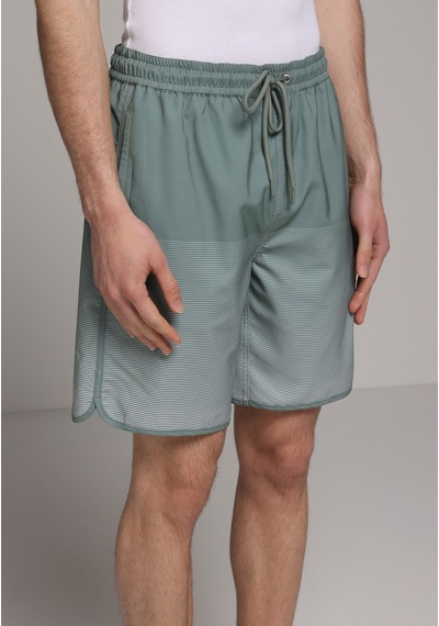 Colin's Colins Slim Fit Baskılı Erkek Yeşil Deniz Şortu Cl1081317 Q1.v1 Sag Sage