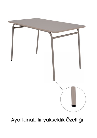 Mutfak Masası 120x70x75 Cm Bej - Kum Beji