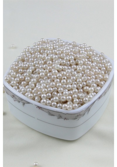 5 Mm Krem Gri Tonlarında İnci Boncuk 30 Gr Kolye, Bileklik, Küpe Ve Takı Yapımı Diğer