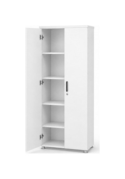 80x38x155 Cm Ofis Dolabı Şık Ve Fonksiyonel Beyaz Kahverengi