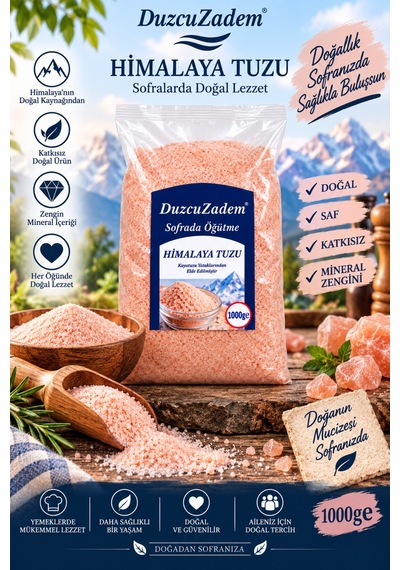 Himalaya Tuzu 1000 Gr Toz/öğütülmüş